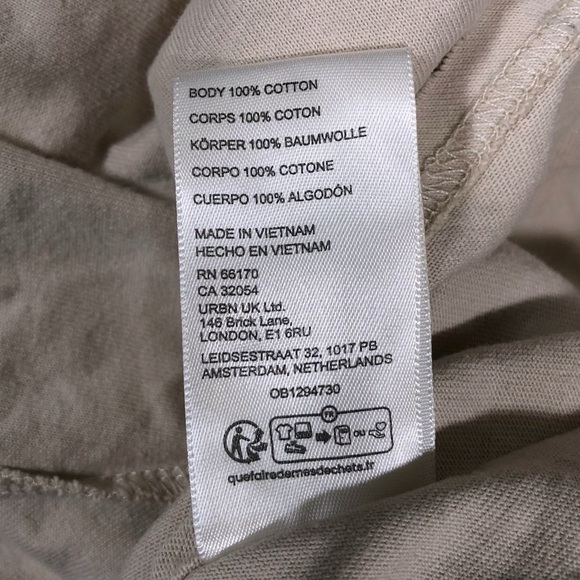 Free People Women’s Oversize Round Hem Top Size M - Picture 8 of 8